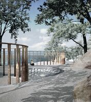 Illustrasjonsbilde sett fra land Foto: Statsbygg/Manthey Kula