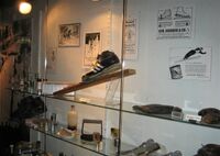 Motiv fra Kongsberg skimuseum, samlokalisert med Bergverksmuseet. Foto: Stig Rune Pedersen (2006)