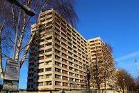 Boligblokkene i Nåkkves vei; nr. 3 i midten, nr. 1 bak. Foto: Stig Rune Pedersen