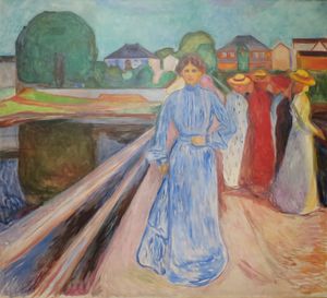 Munch Damene på broen Bergen Kunstmuseum.JPG