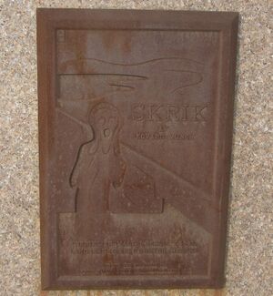 Munch Skrik plakett Valhallveien Oslo.jpg