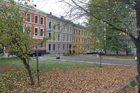 Munkegata sett fra Schweigaards gate. Foto: Chris Nyborg (2013).