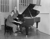 Fra Musikkonservatoriets lokaler i Nordahl Bruns gate 8. Foto: E. Rude (1970)