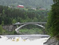 Mykstu bru over Numedalslågen ved Veggli. Foto: Stig Rune Pedersen