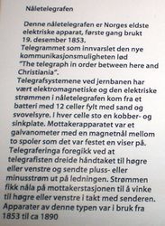 Nåletelegrafens historie i Norge
