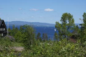 Utsikt mot Oslofjorden fra Søndre Nærsnes 2007.(foto: Trym Skogstad).