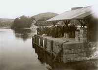 Bua brygge. Foto: Severin Worm Petersen/Norsk Teknisk Museum (1922).
