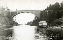 Trebrua over Grønsund. Foto: Sigurd Gran