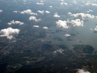 Flyfoto av Oslo. Foto: Siri Johannessen (2007).