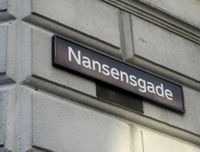 Nansensgade i København. Gata er oppkalt etter Hans Nansen (1598-1667), borgermester i København. Han var en av Fridtjof Nansens forfedre. Foto: Stig Rune Pedersen (2008)