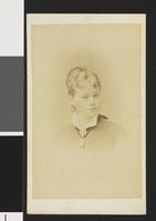 Eva Sars, omkring femten år gammel. Foto: F. Klem (1873).