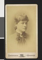 Eva Sars. Foto: Christoffer Gade Rude (1880).