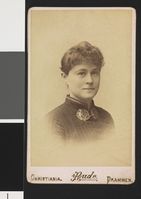 Eva Sars. Foto: Christoffer Gade Rude (1885).