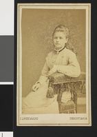 Eva Sars, omkring femten år gammel. Foto: J. Lindegaard (1873).