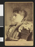 Eva Nansen. Foto: Elliott & Fry (1889).