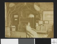 Eva Nansen på Godthaab. Foto: Fridtjof Nansen (1897).