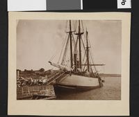 «Fram» ved Rådhusbrygga før avreise. Foto: Nansensamlinga