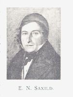 Erik Nikolai Saxild (1787-1864), inspektør ved skolen og seinere rådmann.