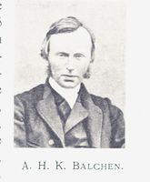 Albert Henrik Krohn Balchen, lærer, prest og politiker.