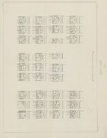 Tegning av Urnes stavkyrkje i Norske bygninger fra fortiden. 1. række, N. Nicolaisen (1860-1866).