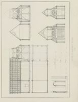 Kyrkjene frå Rinde og Årdal. Frå "Norske bygninger fra fortiden" av Nicolaysen, N. og utgitt av Kristiania, 1860-1880 (Kristiania, 1860-1866).
