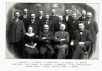 Eidsberg skolestyre 1913. Foto: Eidsberg herred (1914)