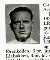 Befrakter Simen Gardal, f. 1917, hopp. Foto: Ranheim: Norske skiløpere