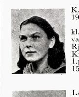 Kontordame Vesla Kaspersen, f. 1928, slalåm. Foto: Ranheim: Norske skiløpere