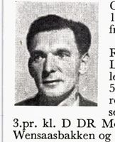 Fabrikkarbeider Erling Granaas, f. 1916 i Asker. Hopp og styremedlem. Foto: Ranheim: Norske skiløpere