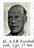 Gartner Arne Høvik, f. 1907 i Asker. Kombinert og langrenn. Foto: Ranheim: Norske skiløpere