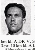 Ekspeditør Sverre Megård, f. 1928 i Halsa. Langrenn. Foto: Ranheim: Norske skiløpere