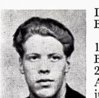 Rørlegger Odd A. Ihlen, født 1928 i Bærum. Hopp. Foto: Ranheim: Norske skiløpere (1956)