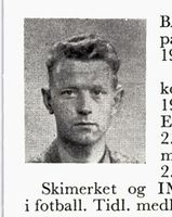 Revisorassistent Stein Baklid, f. 1931 på Kongsberg. Hopp og kombinert. Foto: Ranheim: Norske skiløpere