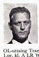 Idrettsinstruktør Ragnar Baklid, f. 1923 på Kongsberg. Hopp og formann. Foto: Ranheim: Norske skiløpere