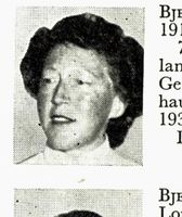 Ekspeditrise Bjarnhild Bjerke, f. 1919 i Nesbyen. Langrenn og slalåm. Foto: Ranheim: Norske skiløpere