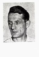 Maler Rolf Bjerke, f. 1912 i Lommedalen. Hopp. Foto: Ranheim: Norske skiløpere