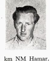 Gardbruker Thorvald Johnsrud, f. 1921 i Lommedalen. Langrenn. Foto: Ranheim: Norske skiløpere