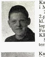 Snekker Arne Kristiansen, f. 1932 i Mjøndalen. Langrenn. Foto: Ranheim: Norske skiløpere