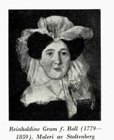 Reinholdine Gram f. Boll (1779–1859).