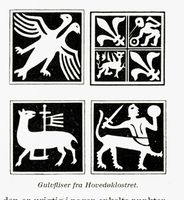 Gulvflis. Fra Edv. Bull: Oslos historie, 1922