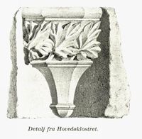 Bygningsdetalj. Fra Edv. Bull: Oslos historie, 1922