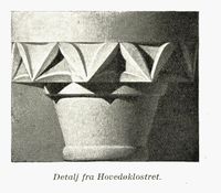 Bygningsdetalj. Fra Edv. Bull: Oslos historie, 1922