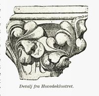 Bygningsdetalj. Fra Edv. Bull: Oslos historie, 1922
