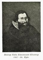 Niels Simonsen Glostrup, superintendent 1617–1639.