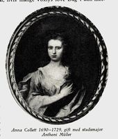 Anne Collett (1690–1729). Foto: Ukjent / Nasjonalbiblioteket .
