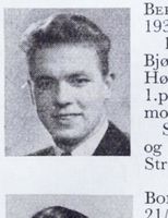 Bilmekaniker Bjørn Berger, f. 1932 i Oslo. Hopp, kombinert og langrenn. Foto: Ranheim: Norske skiløpere