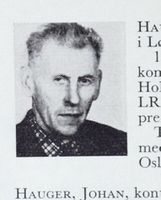 Tømrer Helmer Hauger, f. 1899 i Lørenskog. Kombinert og langrenn. Foto: Ranheim: Norske skiløpere