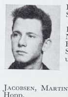 Kontormann Rolf Hære, f. 1932 i Skotselv. Hopp. Foto: Ranheim: Norske skiløpere