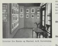 Interiør fra Røske og Røstad