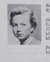 Magnhild Bondal fra Rjukan. Slalåmkjører. Foto: Ranheim: Norske skiløpere